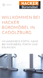 Mobile Screenshot of hacker-bueromoebel.de